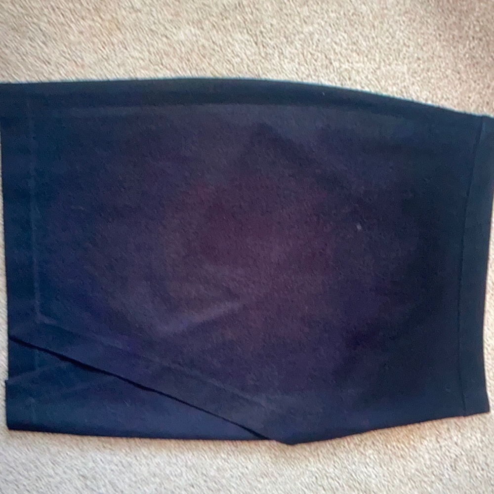 Banana republic Faux Wrap Front skirt size 6 Black